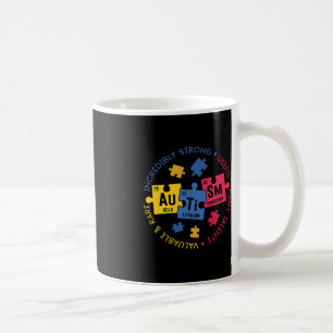 Autism Awareness Periodic Puzzle Science Teacher Coffee Mug