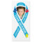 Autism Awareness Photo Blue Puzzle Ribbon