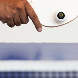 Autism awareness ping pong ball