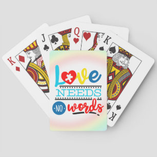 Autism Awareness Playing Cards