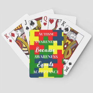Autism Awareness Playing Cards