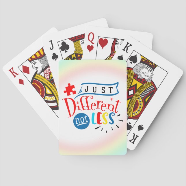 Autism Awareness Playing Cards (Back)