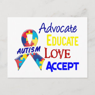 Autism Awareness Postcard