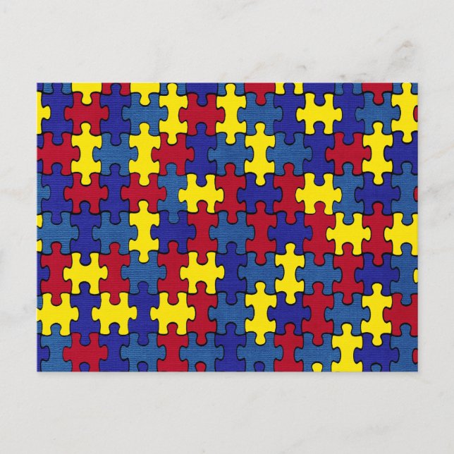 autism awareness postcard (Front)
