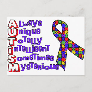 Autism Awareness Postcard