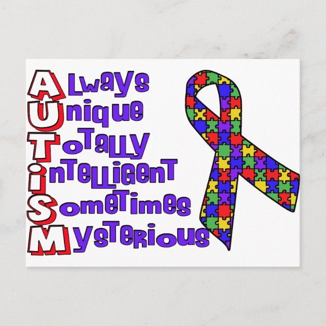 Autism Awareness Postcard (Front)