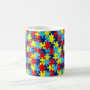 Autism Awareness-Puzzle by Shirley Taylor Coffee Mug