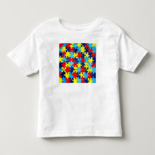 Autism Awareness-Puzzle by Shirley Taylor Toddler T-Shirt