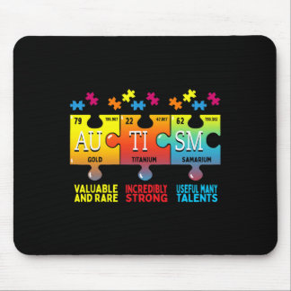 Autism Awareness Puzzle Chemical Elements  Mouse Mat