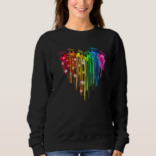 Autism Awareness Puzzle Heart Love Unique Intellig Sweatshirt