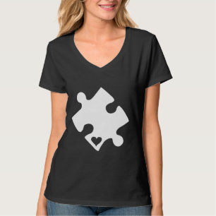 Autism Awareness Puzzle Heart Piece T T-Shirt