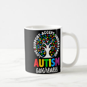 Autism Awareness Puzzle Heart Suprt Men Women  Coffee Mug