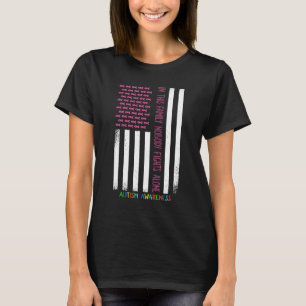 Autism Awareness Puzzle In This Family Nobody Figh T-Shirt