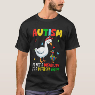 Autism Awareness Puzzle Mother Goose Different Abi T-Shirt