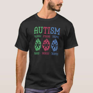 Autism Awareness Puzzle Periodic Table Elements Sc T-Shirt