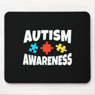 Autism Awareness Puzzle Piece Autistic Support Mouse Mat