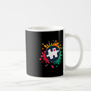 Autism Awareness Puzzle Piece Love Autistic Suppor Coffee Mug