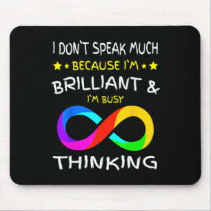 Autism Awareness Puzzle Piece Rainbow Infinity Aut Mouse Mat