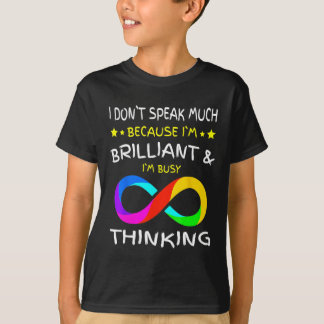 Autism Awareness Puzzle Piece Rainbow Infinity Aut T-Shirt