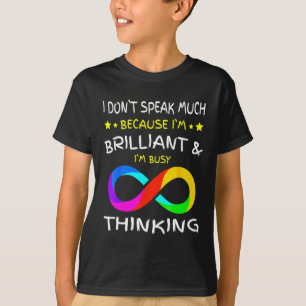 Autism Awareness Puzzle Piece Rainbow Infinity Aut T-Shirt