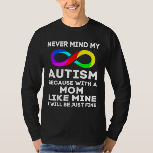 Autism Awareness Puzzle Piece Rainbow Infinity Sym T-Shirt
