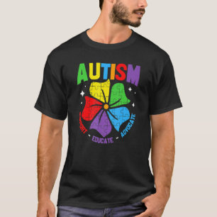 Autism Awareness Puzzle Piece Support Autism Mum D T-Shirt
