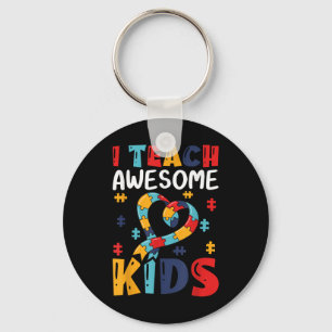 Autism Awareness Puzzle Special Education Teacher Key Ring