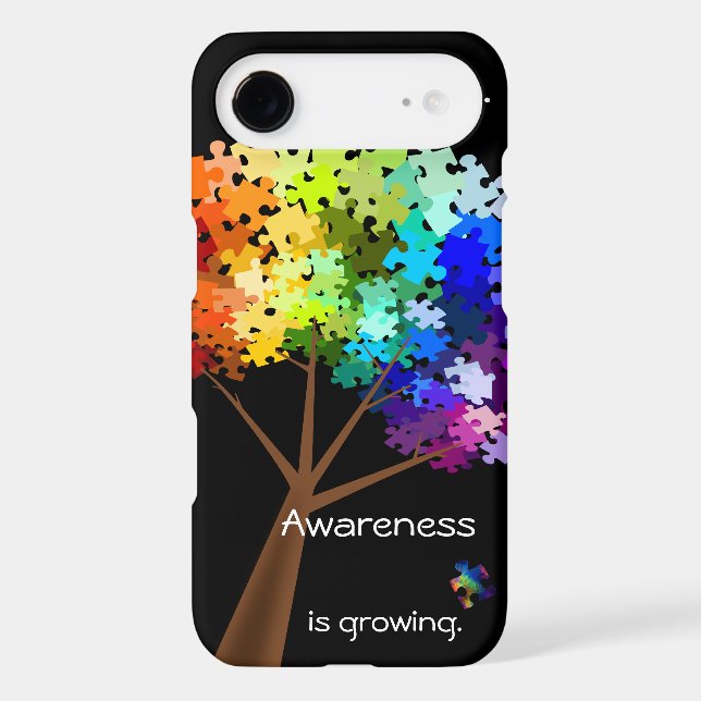 Autism Awareness Puzzle Tree Case-Mate iPhone Case (Back)