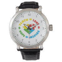 Autism Awareness Puzzles Love Hope Dad Birthday