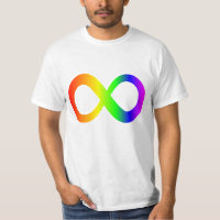 Autism Awareness Rainbow Infinity Symbol