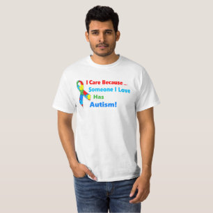 Autism awareness ribbon design T-Shirt