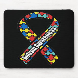 Autism Awareness Ribbon Mousepad