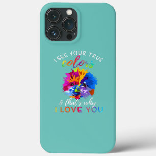 Autism Awareness s I See Your True Colours Dog  iPhone 13 Pro Max Case