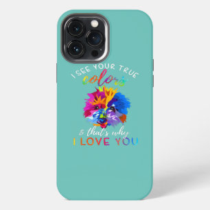 Autism Awareness s I See Your True Colours Dog iPhone 13 Pro Max Case