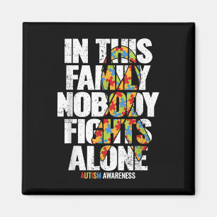 Autism Awareness Shirt Family Support Mum Autism A Magnet