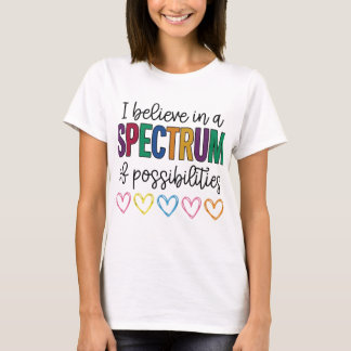 Autism Awareness Shirt, Spectrum of Possibilities  T-Shirt