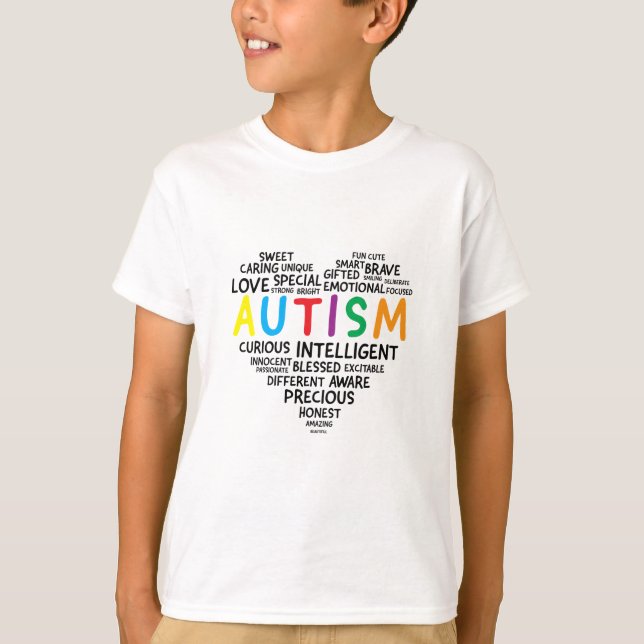 Autism Awareness Shirts - Autism Heart Shirt (Front)