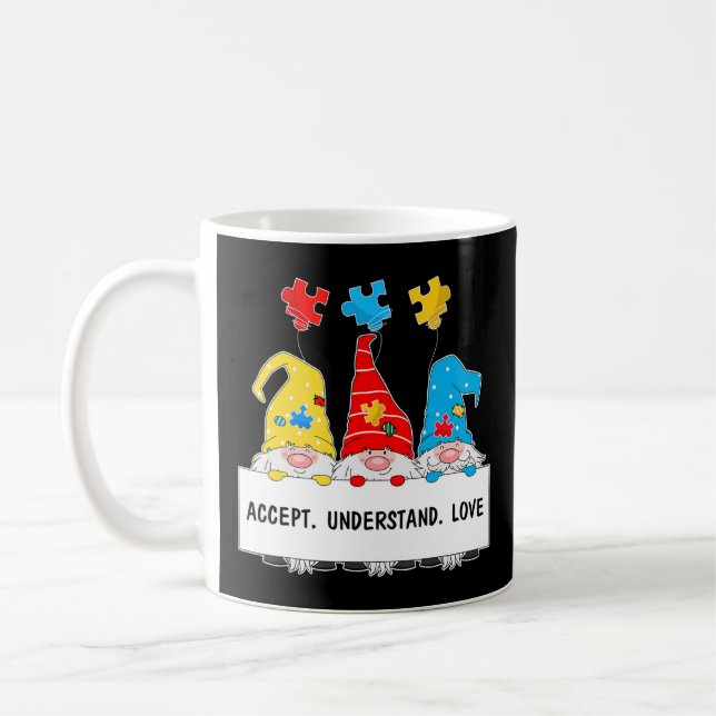 Autism Awareness shirts gifts for moms,dads,sons,d Coffee Mug (Left)