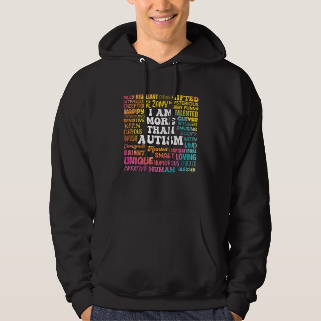 Autism Awareness Solidarity and Neurodiversity  3 Hoodie (Front)