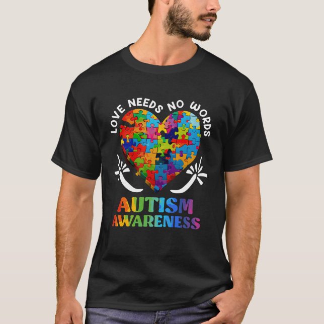 Autism Awareness Solidarity and Neurodiversity T-Shirt (Front)