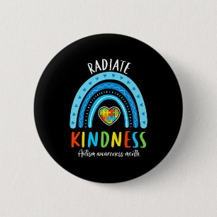 Autism Awareness Special Ed Teacher Radiate Kindne 6 Cm Round Badge