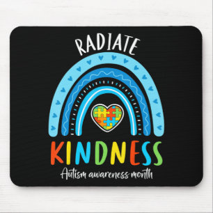 Autism Awareness Special Ed Teacher Radiate Kindne Mouse Mat