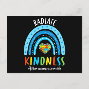 Autism Awareness Special Ed Teacher Radiate Kindne Postcard