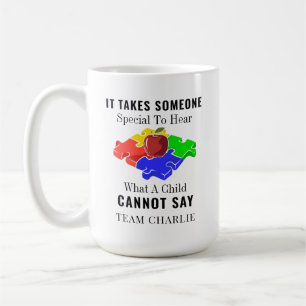 Autism Awareness Special Education Teachers Custom Coffee Mug