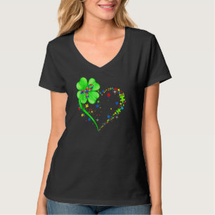 Autism Awareness St Patricks Day C Autism Mum Aunt T-Shirt