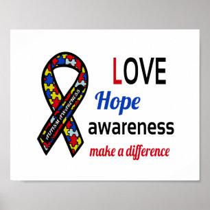Autism Awareness (standard picture frame size) Poster