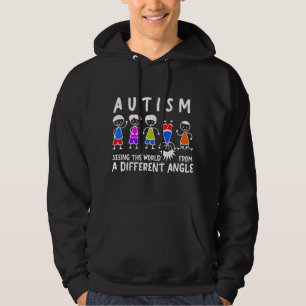 Autism awareness stick boys and girls for autism a hoodie