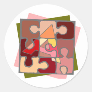 Autism awareness stickers