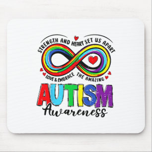 Autism Awareness Strength And Heart Set Us Apart 2 Mouse Mat