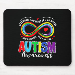 Autism Awareness Strength And Heart Set Us Apart 4 Mouse Mat